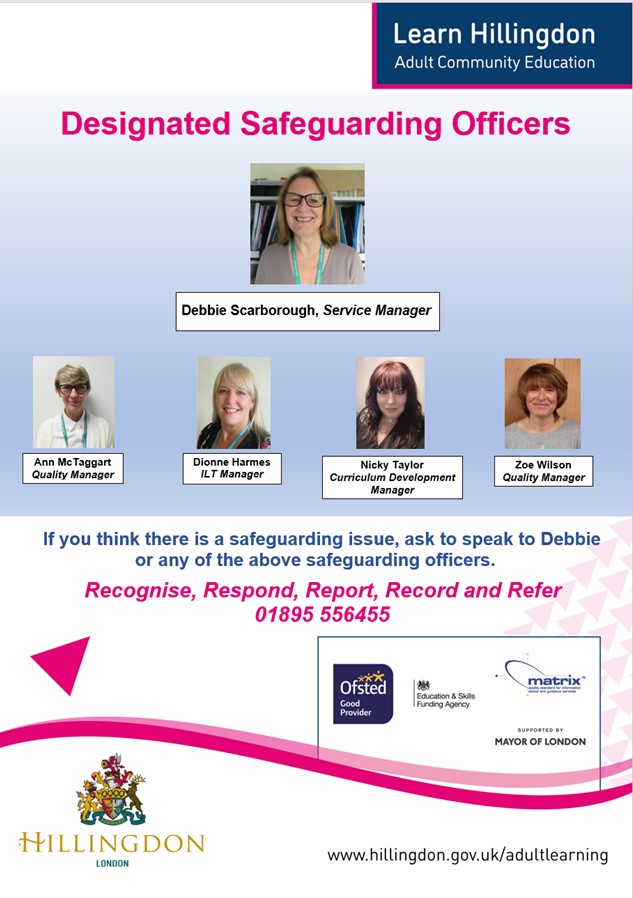 Course Staying Safe Learn Hillingdon ACE